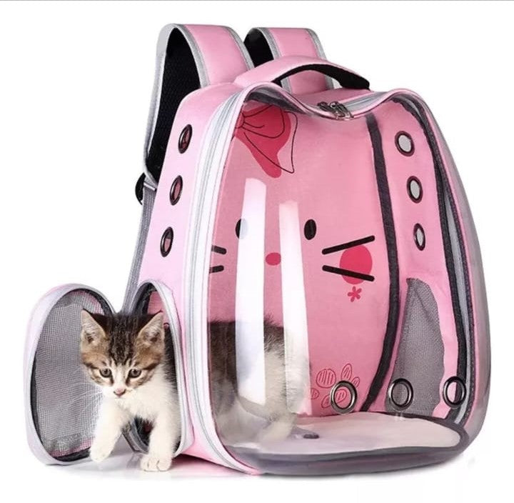 Bolso Maleta para Mascotas | Guacal Burbuja Astronauta | Mediano | Perro, Gato y Conejo