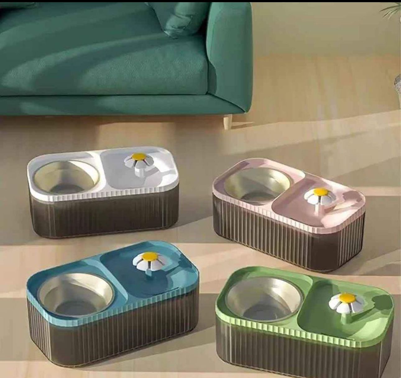 Comedero Dosificador Doble Uso