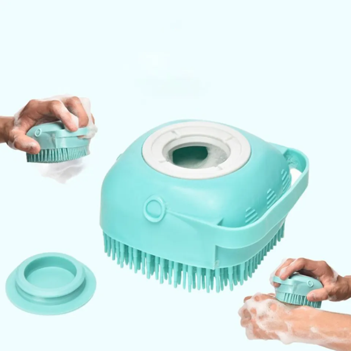 Combo de Cuidado y Aseo para Mascotas | Cepillo de Vapor 3 en 1 + Cepillo de Baño y Masaje 2 en 1Combo de Cepillos Para Mascota