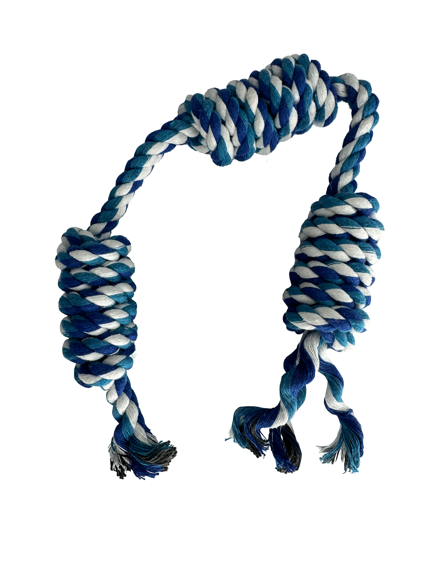 Juguete de Cuerda Resistente para Perros | Nudos Fuertes | Ideal para Morder y Tirar