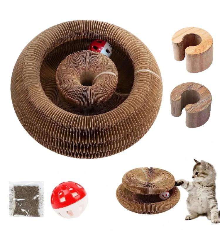 Juguete Interactivo para Gatos | Rascador Antiestrés | ¡Salva tus Muebles!