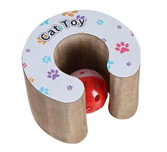 Juguete Interactivo para Gatos | Rascador Antiestrés | ¡Salva tus Muebles!